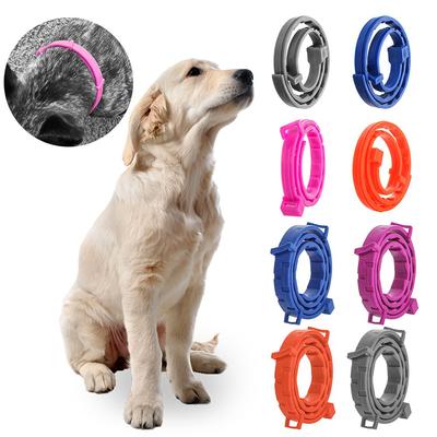 Flea and Tick Collar for Dogs Cats 8 Month Prevention Adjustable Flea and Tick Protection Collar Repels Mosquitoes Pet Collar