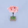 Dollhouse Mini Artificial Tree Willow Maple Tree Cherry Tree Model Ornaments Garden Decorations
