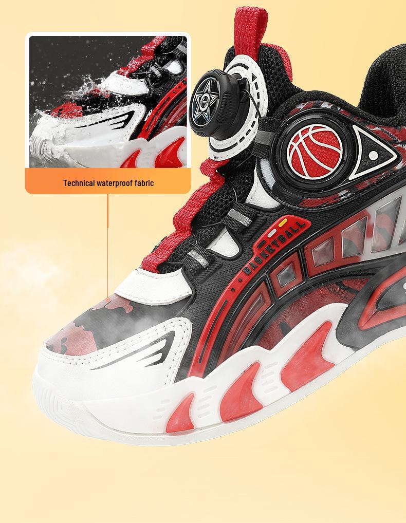 Boys' Waterproof Leather Sneakers 2025 - Autumn/Winter Casual Running & Basketball Shoes for Older Children