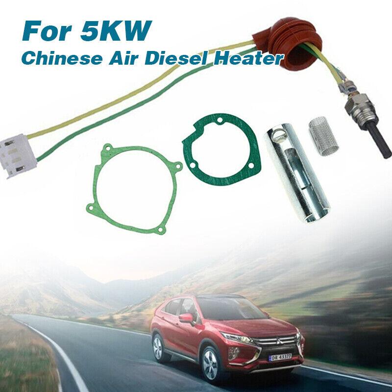 5pcs Air Diesel Heater 12V Ceramic Glow Plug Burner Blower Gasket Strainer For Chinese Air Diesel Heater 5KW Car Truck VAN