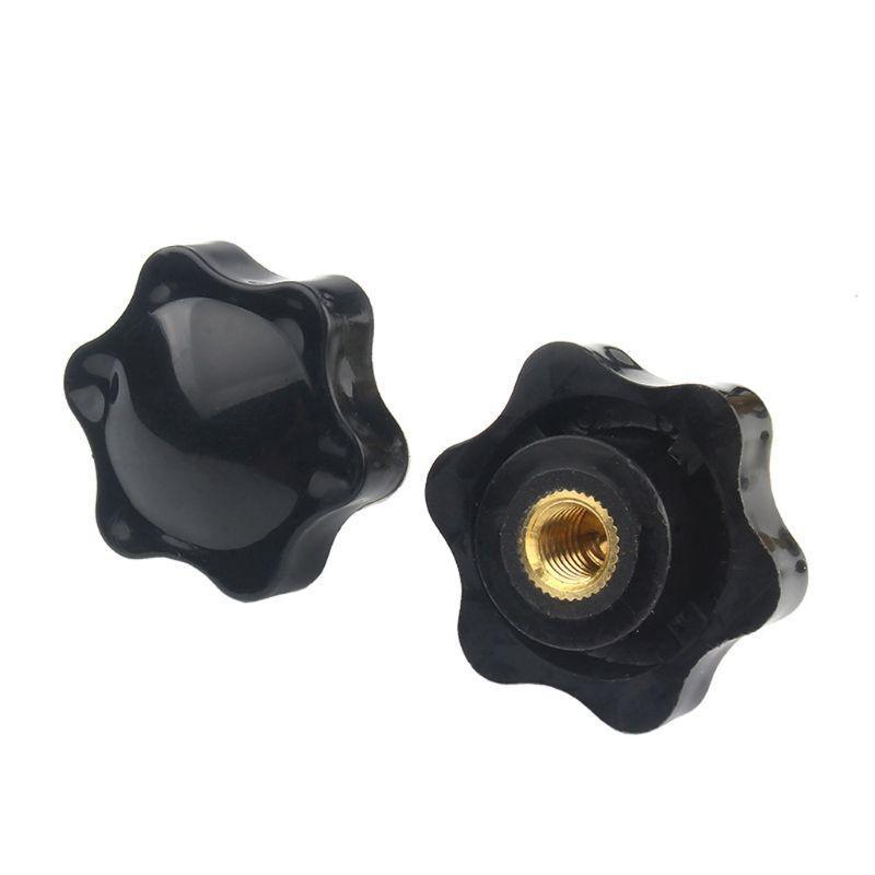 10 Pieces Plastic Shaped for Head Knob Replacement Female Thread Clamping Knob Hand Grip Easy to U