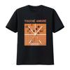 Mens Touche Amore Stage Four Floral Patterned T Shirt Small Red Vintage Washed Breathable Top For Everyday Wear Slightly