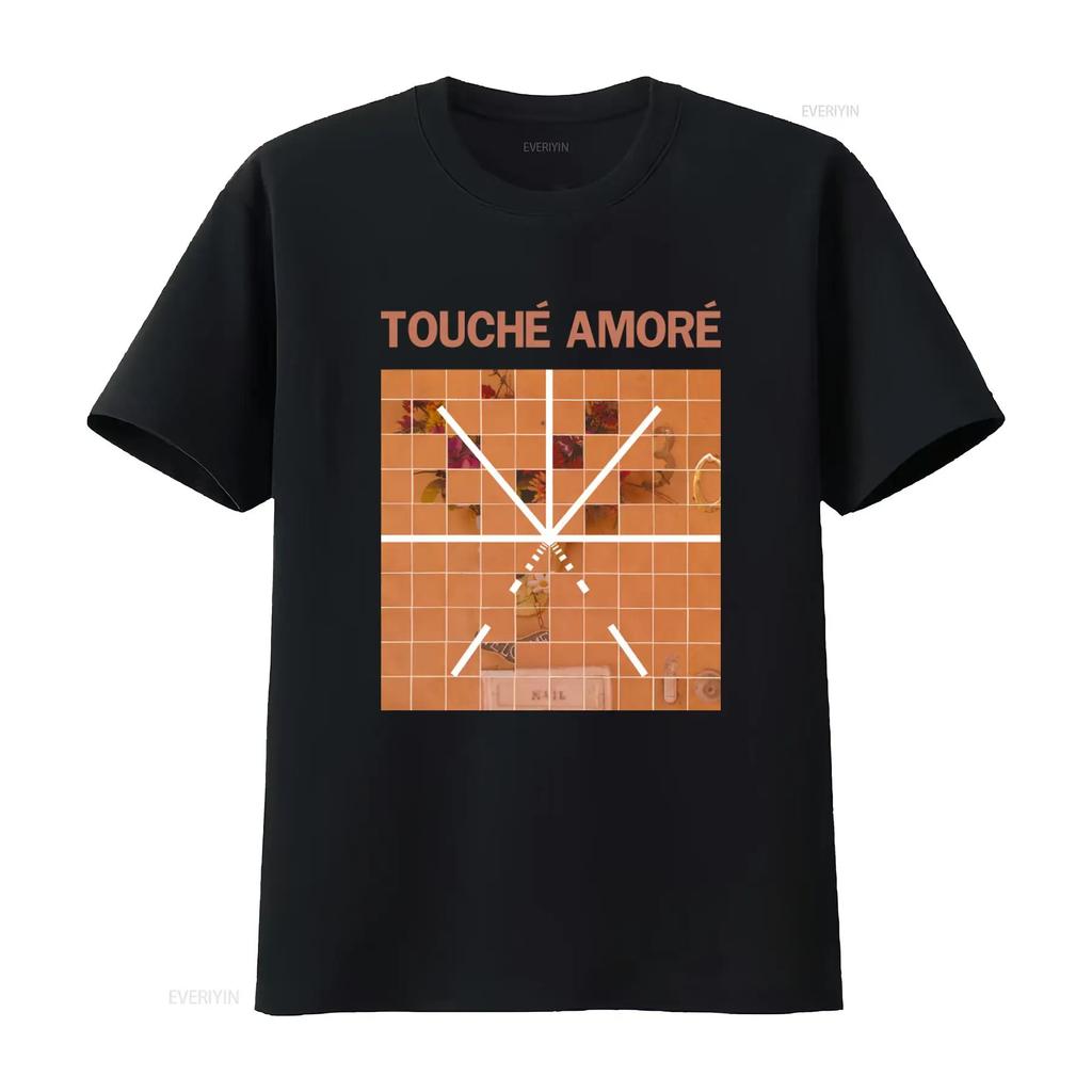 Men's Touche Amore Stage Four Floral Patterned T Shirt Small Red Vintage Washed For Everyday We