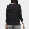 Adidas Neo Logo American Style Printed Knit Sports Sweatshirt Women Sweatshirt Black DW7953