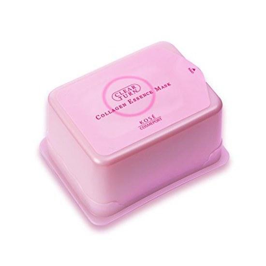 Clear Turn KOSE Essence Mask (Collagen) Face 30 uses 2 set Nose Pore Pack bonus High Moisture