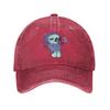 Dandys World Astro Baseball Cap Vintage Distressed Cotton Catoon Snapback Cap Unisex Women Outdoor Activities Adjustable Fit Caps