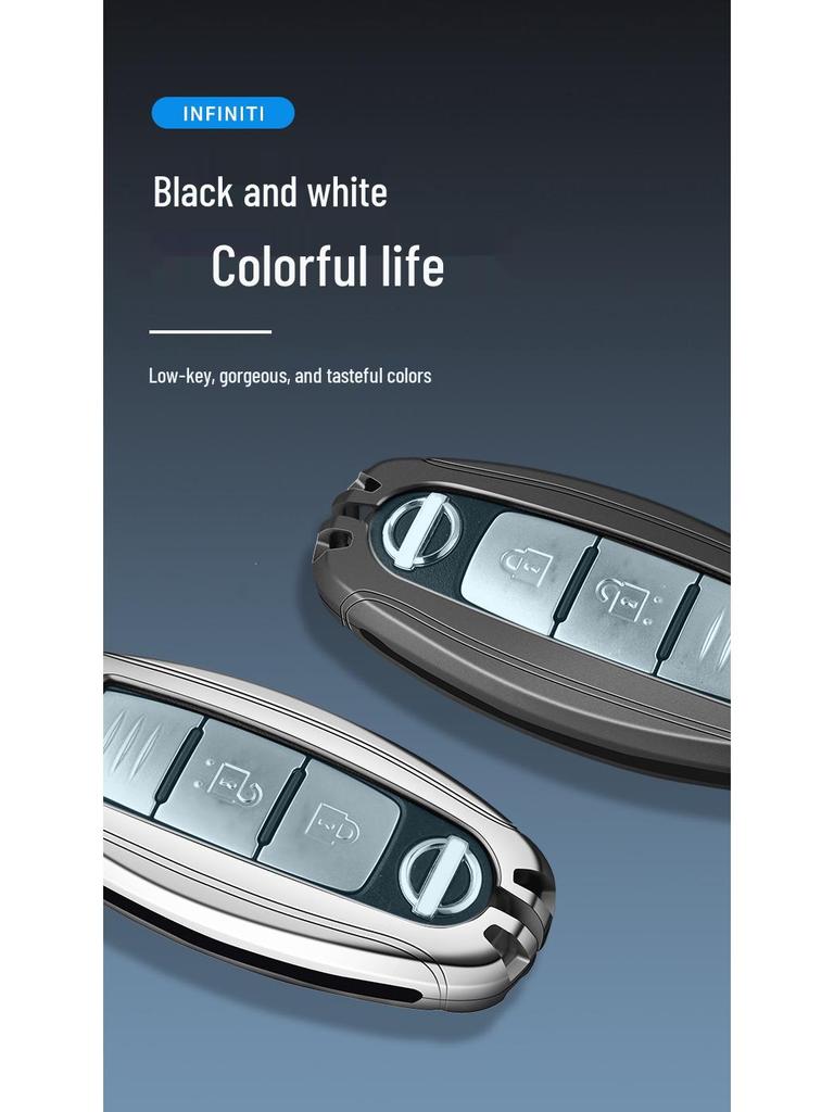 Pouzdro na klíč Infiniti: Kompatibilní s Q50L, Q60, Q70, QX50, QX60, QX70L, FX35