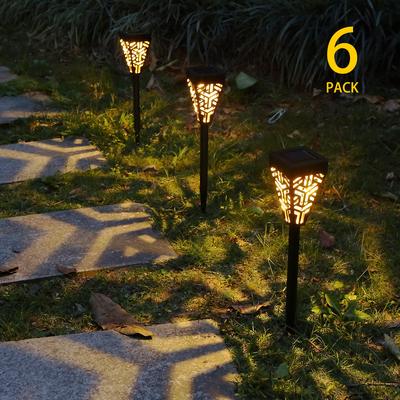 Tomshine Luci da giardino ad energia solare LED Lampada da prato Sensore di illuminazione Luce decorativa per paesaggi