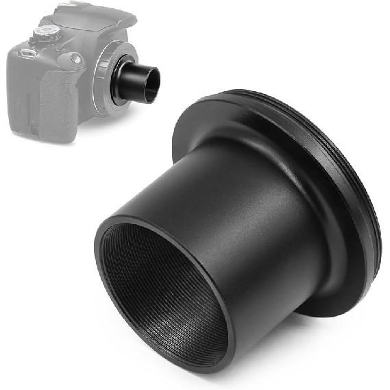 Astromania T2 T Ring Adapter with 42mm Diameter Thread Compatible with Canon EOS DSLR/SLR Camera, Metal T-Mount Telescope Camera Adapter for