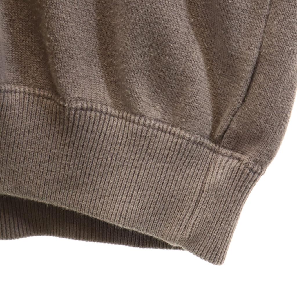 Crepuscule Made In Japan Five-quarter Sleeve Half Zip Knit Polo Shirt 3 Men's Used