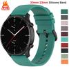 20 22mm Silicone Sports Watch Strap for Redmi Watch 5 3 Active/ Lite Replaceable Wristband Band For Samsung Watch 7/6/5 Bracelet