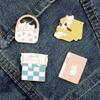 Creative Cartoon Cat Brooch: Hide-and-Seek Sleeping Cat Fashion Accessory for Clothing and Bags