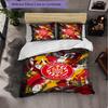 Girona FC Themed Bedding 3Pcs Duvet Cover Set Decorative Bed Linen For Teen Room Home Decoration