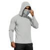 Men's Summer Hawaiian Print Quick Dry Long Sleeve T Shirt Ice Silk UPF50 Plus UV Protection Fitness Sports Hoodie Sun Protection Top