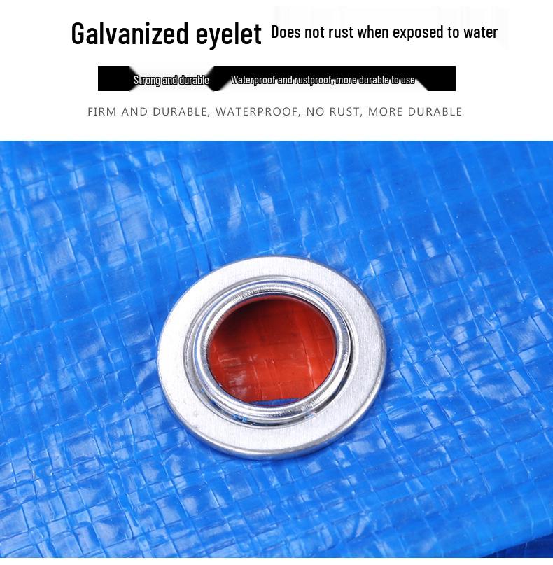 Thickened Waterproof Outdoor Tarpaulin: Rainproof, Windproof, Heat-Insulating Shade Cloth