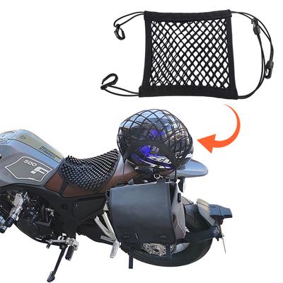 Motorcycle Helmet Storage Trunk Bag Motorcycle Luggage Net Hook Hold Bag Cargo Bike Scooter Mesh Fuel Tank Luggage Equipaje