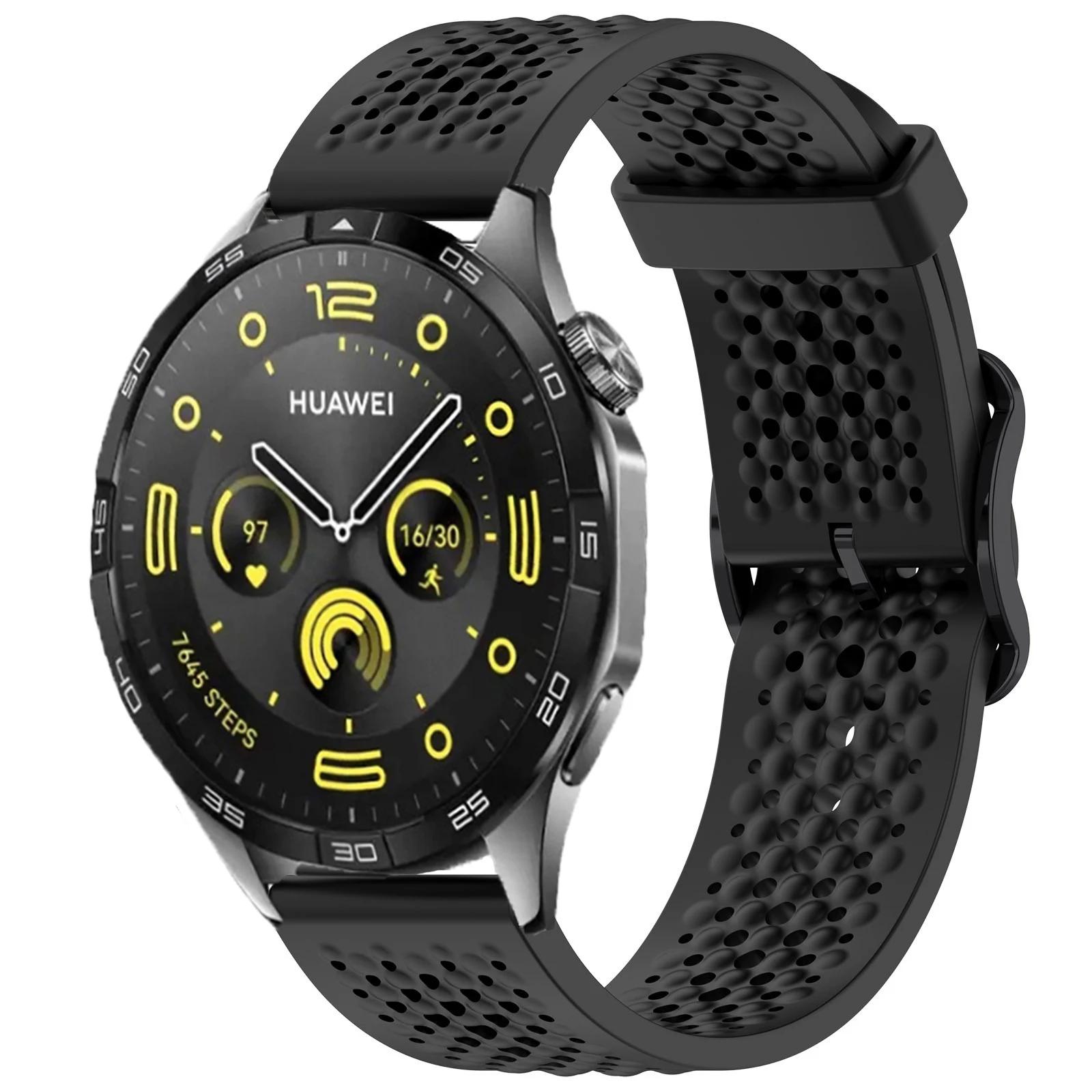 

20mm 22mm Silicone Band for Huawei Watch GT5/GT4/GT5 Pro 4 3 46mm Sport Bracelet for Samsung Galaxy Watch 7 6 5 4 44mm40mm Strap Huawei GT5 4 3 2 Pro