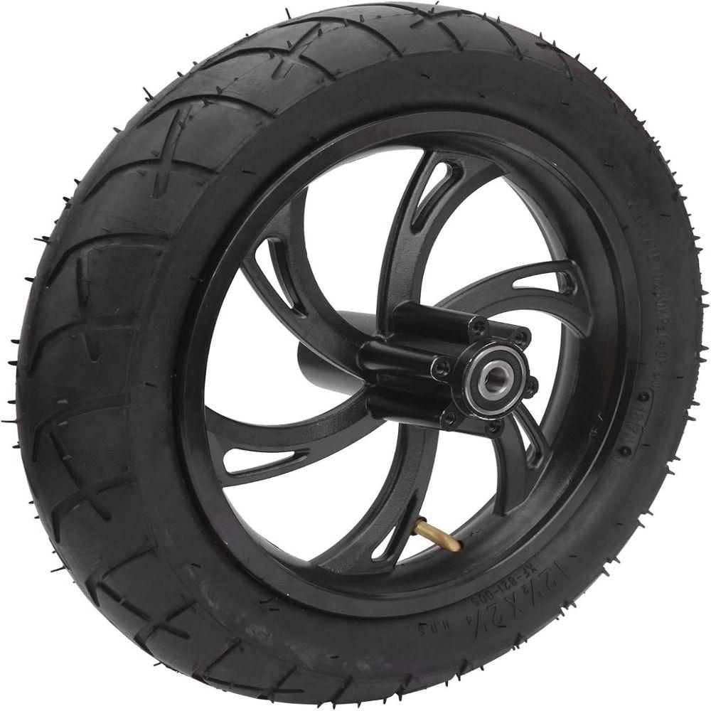 Aluminum Alloy Hub Electric Scooter Wheel 12 1/2X2 1/4 Size Rubber Tyre Wheel  Electric Scooter Use
