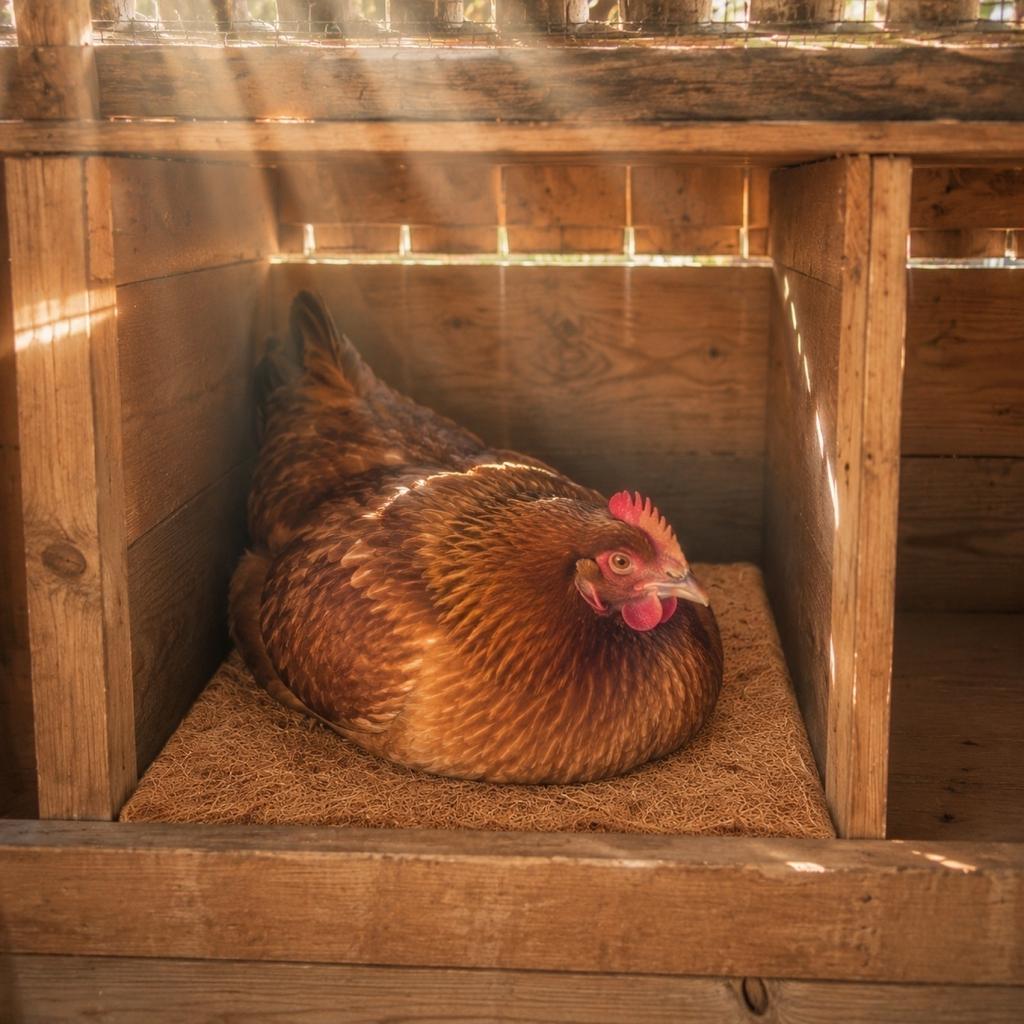 Eco Friendly Natural Coconut Coir Nesting Pads for Poultry Egg Laying 25x25cm Washable Non Toxic Glue Free Straw Mat for Chicken Coop