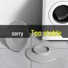 Universal Anti-Vibration, Anti-Slip Washing Machine Foot Pads with Suction Cup Base