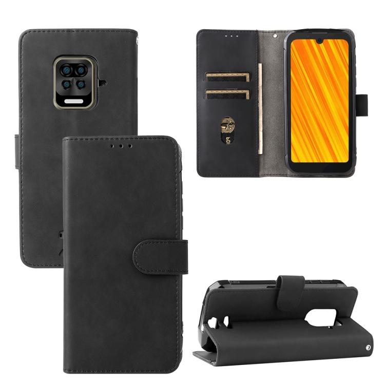 For Doogee S59 / S59 Pro Solid Color Skin Feel Magnetic Buckle Horizontal Flip Calf Texture PU Leather Case with Holder & Card Slots & Wallet
