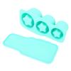 Silicone Ice Cube Tray for Universal Tumbler Cup 20 30 40oz 3 Star Shaped Hollow Ice Mold Maker