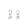 Glossy Adzuki Bean Stud Earrings Temperament Round Earrings Geometric Simple Design Earrings