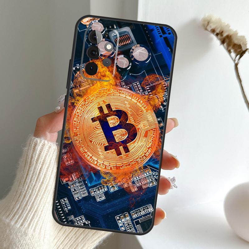 Bitcoin BTC Case For Samsung Galaxy A55 A15 A35 A56 A06 A16 A26 A36 A32 A52 A13 A33 A53 A14 A34 A54 A17