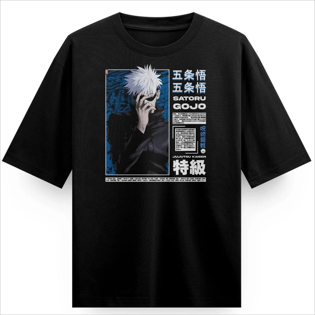 Gojo anime Jujutsu Kaisen Graphic TShirt 100Cotton Oversized Shirt unisex Y2k Unisex Short Sleeve ONeck Selling Popular 2026