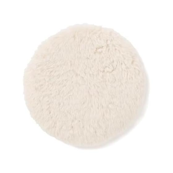 Francfranc Peltier Seat Cushion 40cm Ivory Memory Foam Cushion Cover Removable Washable