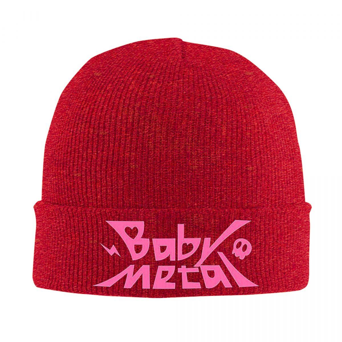 

Babymetal Warm Knitted Cap Hip Hop Bonnet Hat Autumn Winter Outdoor Beanies Hats for Unisex Women Adult One Size