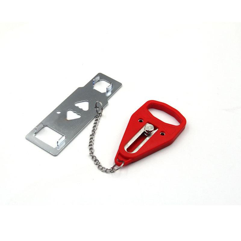 Tragbares Diebstahlschutz-Türschloss & Türstopper-Riegel