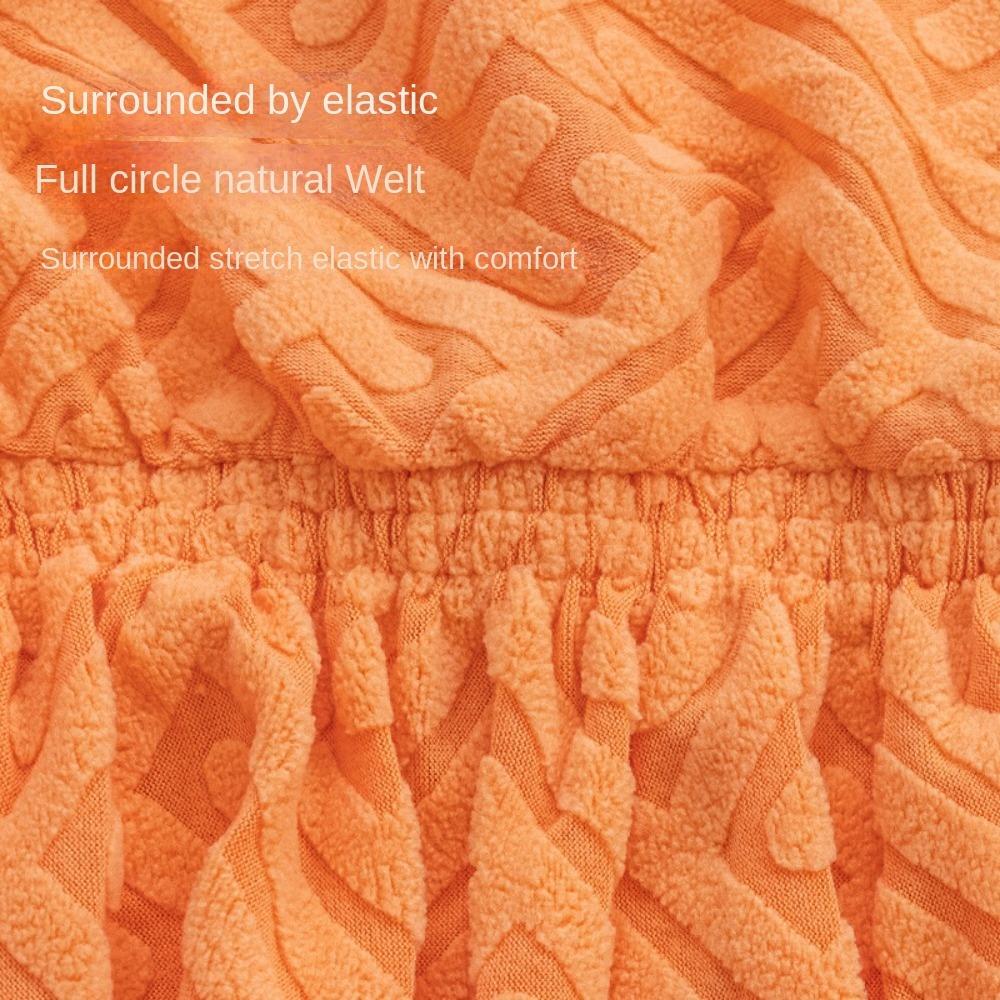 Universal Seat Covers Skirt Edge Dining Chair Protector Stretchy Chair Covers  Household