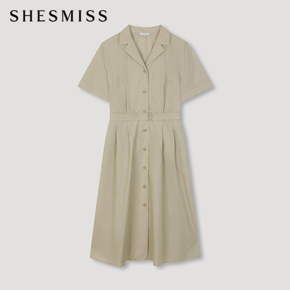 

She S miSS Back Banding Shirt dreSS Swwopn21080 Be beige/55