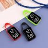 Led Electronic Hanging Watch Night Light Waterproof Touch Digital Watch for Women Men Gift Keychain Pocket Watch
