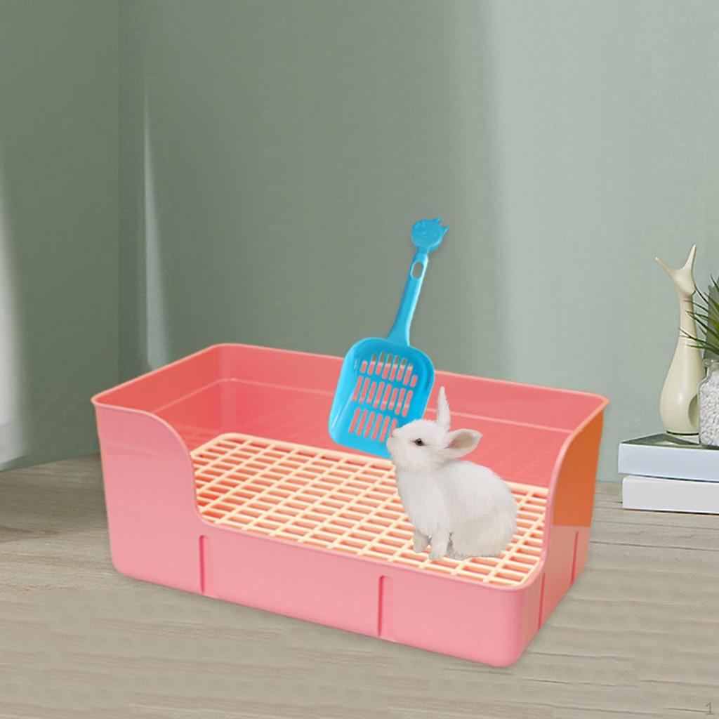Litter Box for Pet Rabbits And Small Animals with Pee Tray