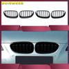 Calandre de pare-choc avant en maille Double ligne, pour BMW E60 M5 E61 520i 545i 550i 535i 2003 – 2010 série 5, Kit de carrosserie
