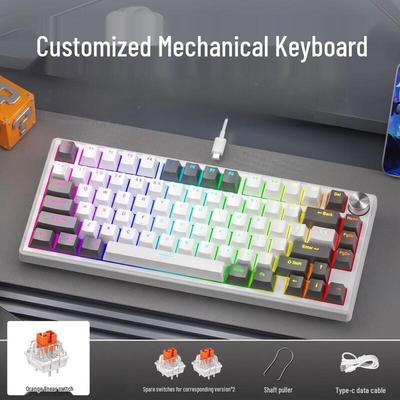 OLOEY Kompaktní 60% RGB vlastní mechanická klávesnice