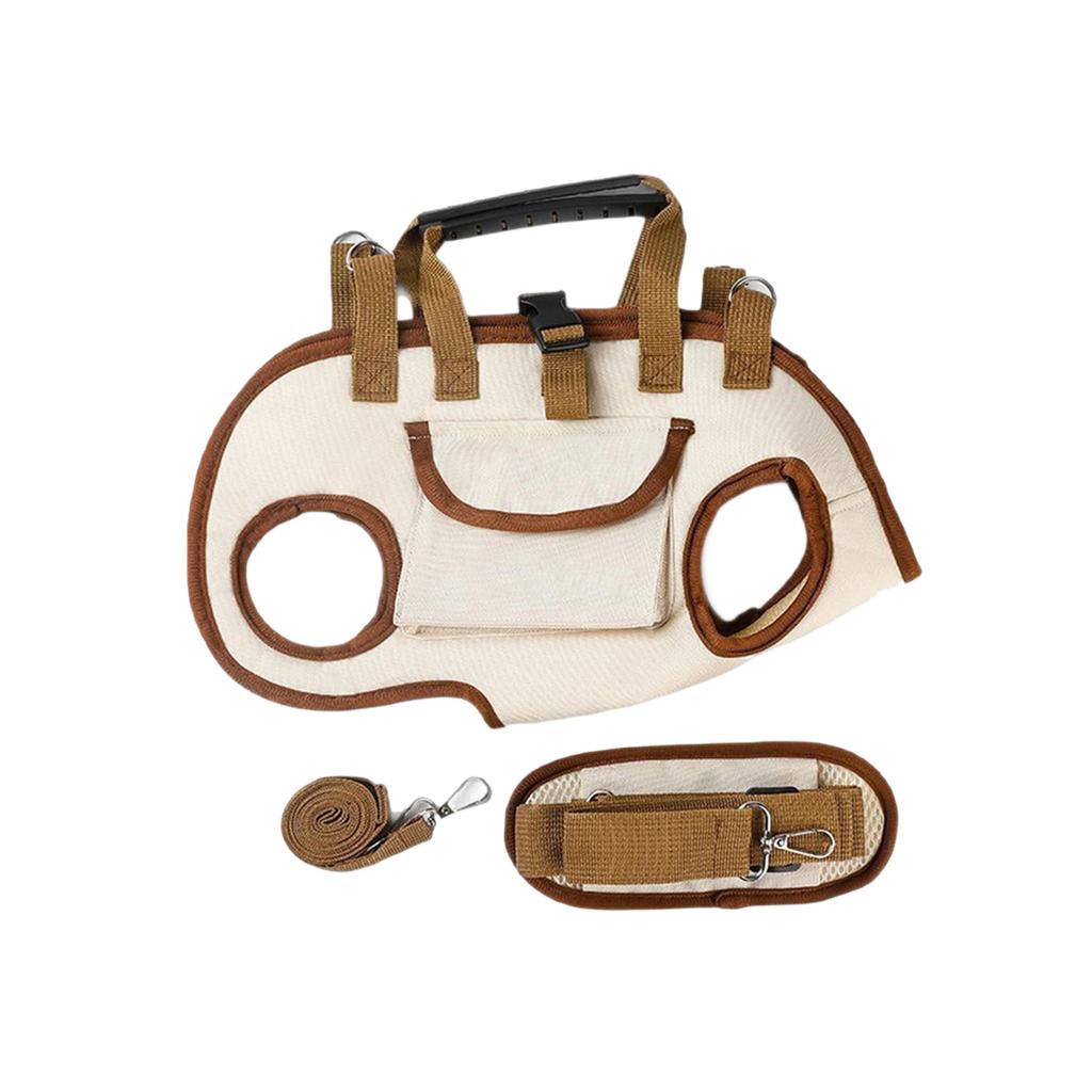Honden Reisrugzak met Riembevestiging, Ademend, Draagbaar, Schouder- en Crossbodyband voor Wandelen en Hiken