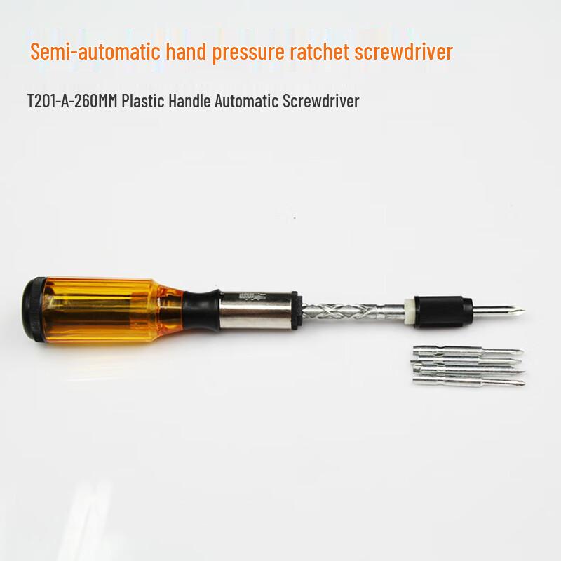 Belton Hand-Press Ratchet Screwdriver