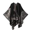 Simple and High-end Shawl Grassland Yunnan Shawl Cape with Cape Imitation Cashmere Scarf