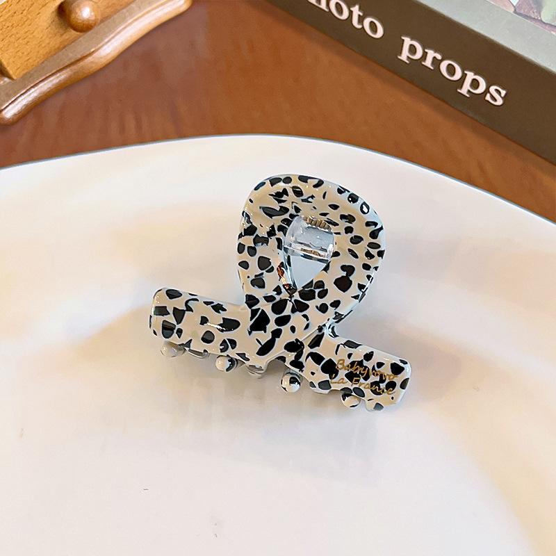 Wind-Acetic Acid Small Hair Clips, Female Forehead Bang Clips, Half-Tie Hair Claw Clips, Elegant Hair Clips, Headwear