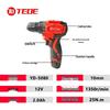 TEDE Rechargeable Lithium-Ion Drill CN Plug (adapter Included)