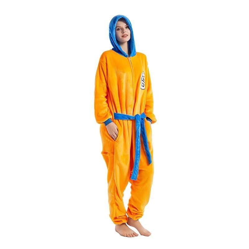 Kids' Cartoon Onesie Sleepwear Hooded And Long Sleeves