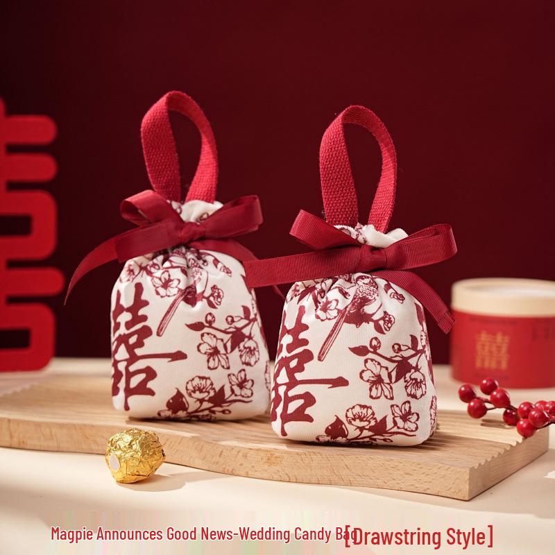 Wedding Favor Candy Tote Bags - Perfect Gift Box for Guests