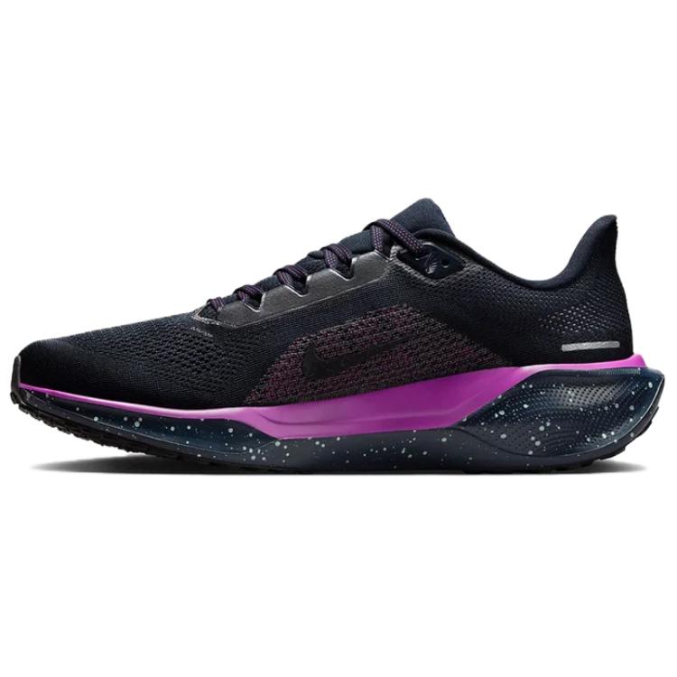 Nike Air Zoom Pegasus 41 Comfortable Versatile Durable Low-Top Running Shoes Men Sneaker Black Purple HQ7972-400