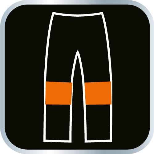 HD werkbroek met bretels, maat L/52