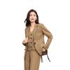 Damen Khaki Anzugjacke - Frühling/Herbst Professioneller Pendlerstil