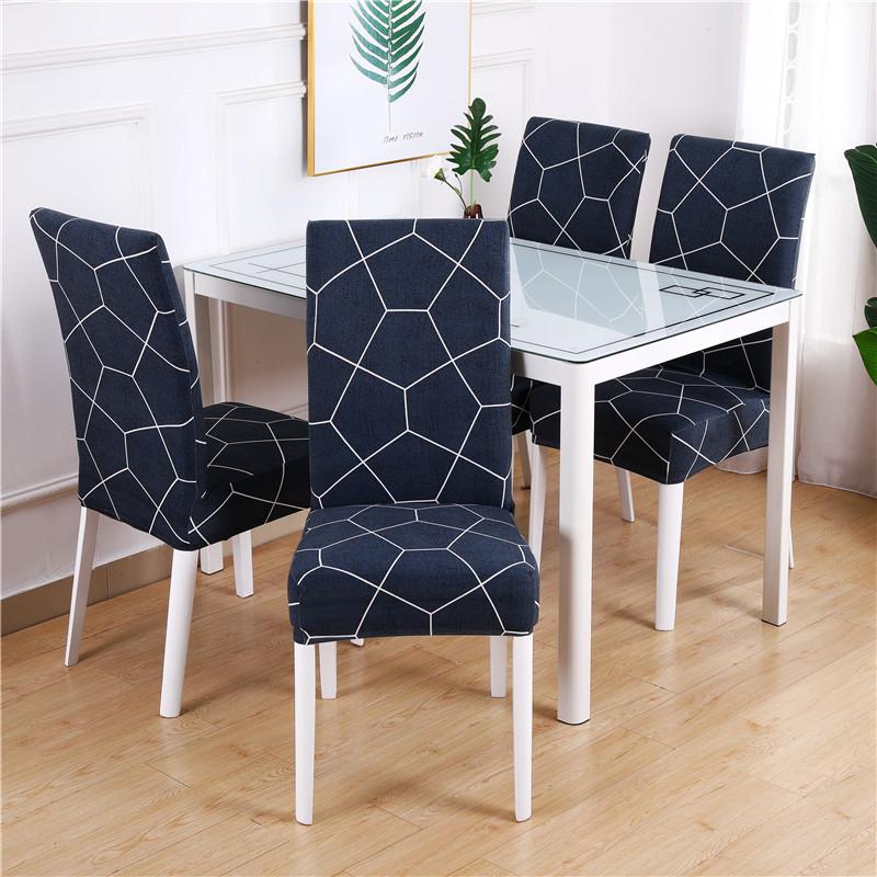 Stretch Chair Cover Spandex Dining Seat Cover for Banquet Wedding Restaurant Hotel Anti-dirty Removable Funda De Silla
