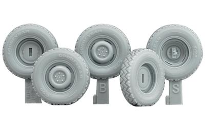 Current German VW Iltis 4WD Small Military Vehicle Weight Deformation Tire Set G90 Type Resin Parts DW35170 DEF.Model 1/35 (Type183) #1 (for ACE)